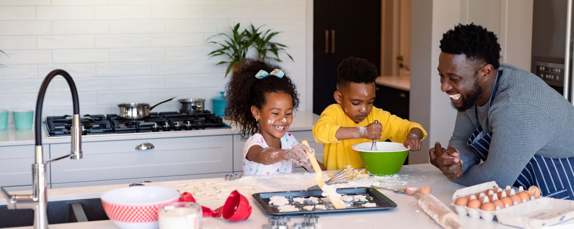 A family enjoying a comfortable, pest-free home in Bennsville, Maryland