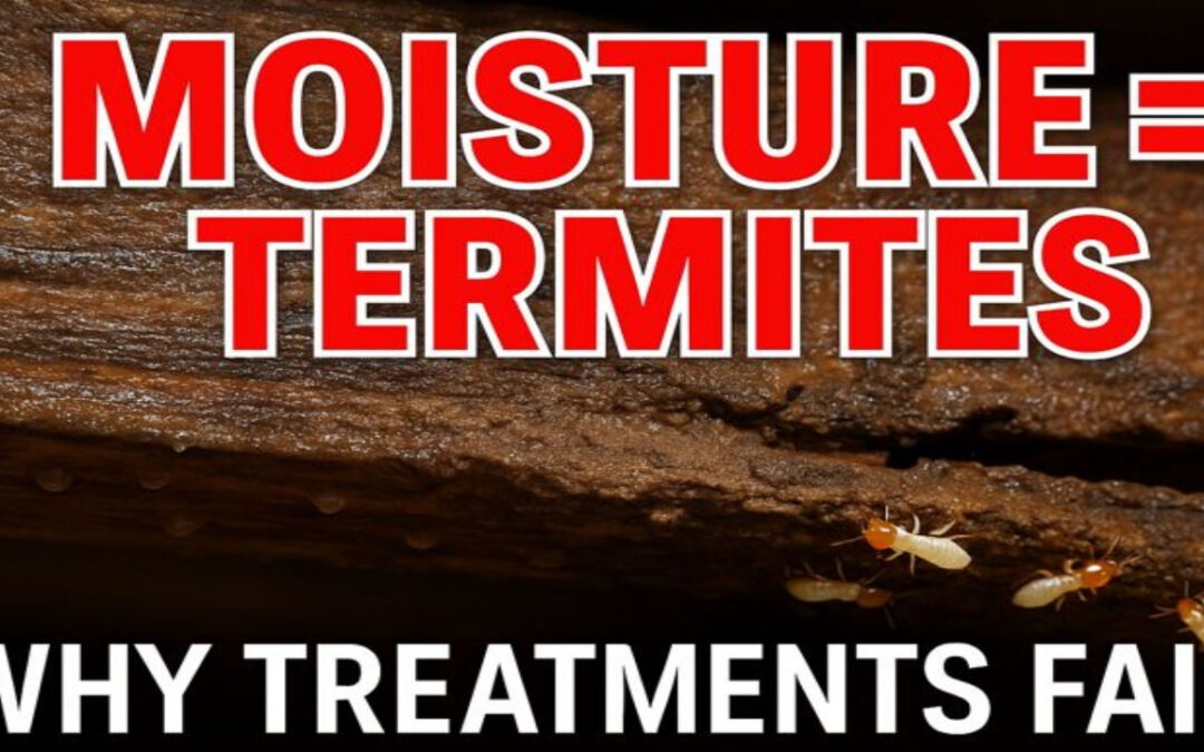 Termites Don’t Start With Termites. They Start With Moisture.